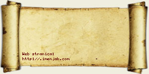 Vuka Bzenić vizit kartica